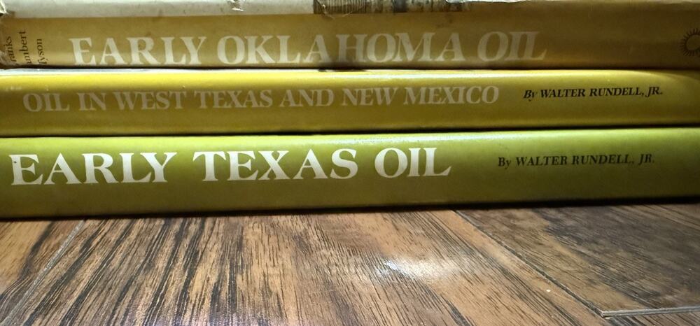 Early Oklahoma & Texas Oil History Books Lot Montague Petroleum Series Hardcover